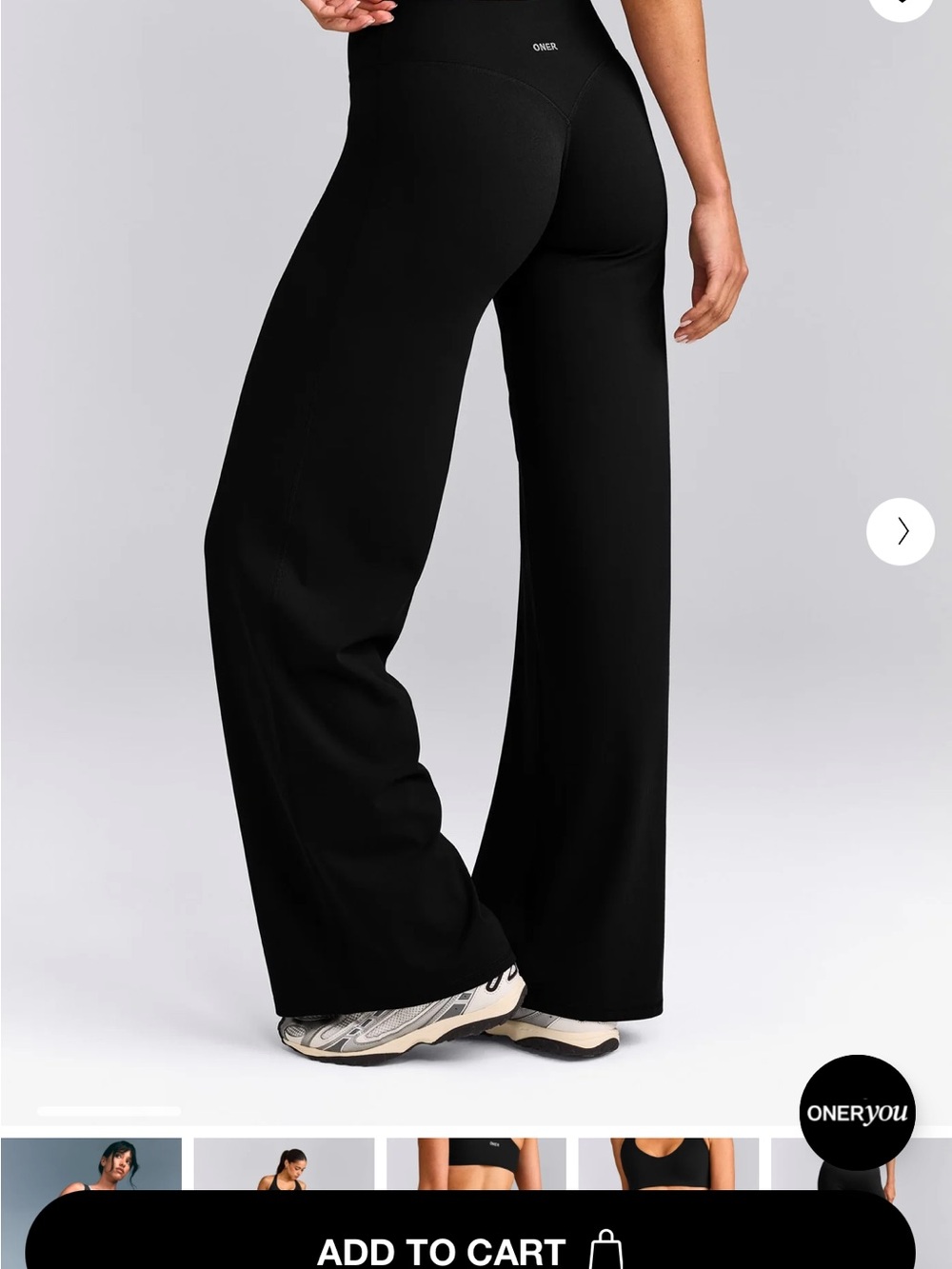 Oner Active SoftMotion Straight Leg Pant - Black, size small